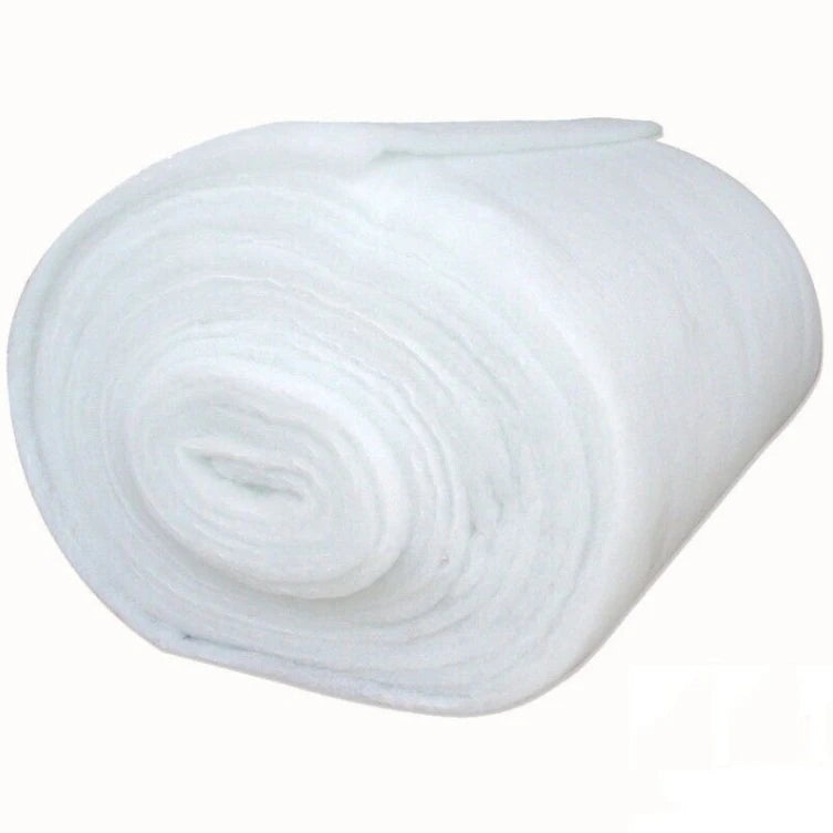 Polyester Wadding Sheets Rolls-Customized Weight Breathable Lightweight Tear-Resistant for Jackets/Mattresses/Quilts