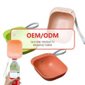 Portable Outdoor Pet Drinking Water Feeder Small Animals Travel Bowl Includes Rtable Water Head Plastic Bowl for Dogs and Cats