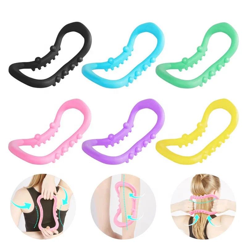 Multifunctional Wave Ring for Yoga and Pilates Workout Bump Design Fitness Equipment Circle Accessory