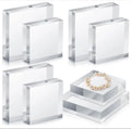 Factory Custom clear Acrylic Solid Block  Acrylic Display Block  Acrylic Display case Block