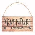 Wholesale Painted MDF Rectangle Multifunction Wall Hanging Sign Customizable Home Decor Wall Plaque for DIY for Home