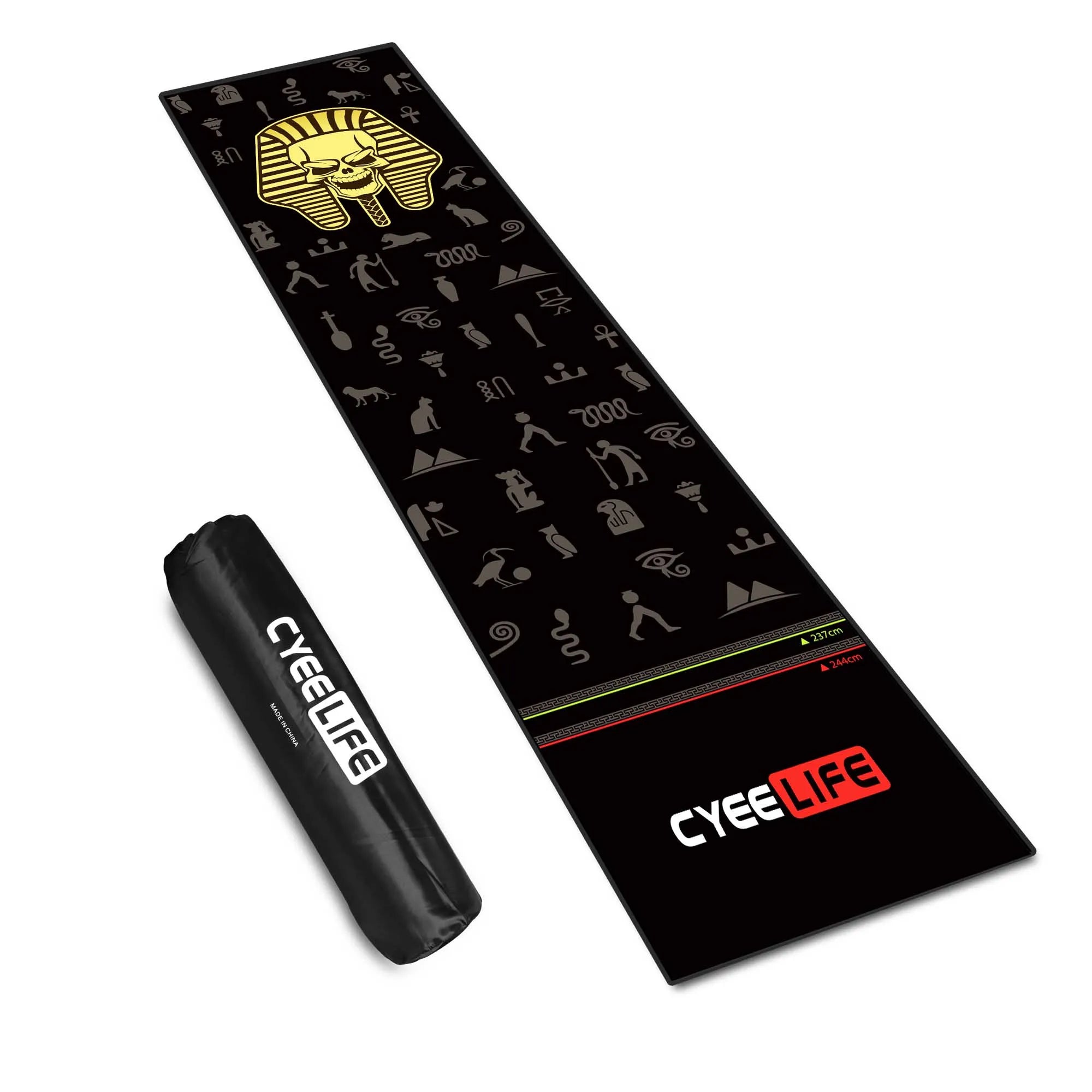 CyeeLife 65cm Width 295cm Length With Start Lines Professional Dartboard Accessory Rubber Dart Board Mat
