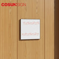Modern Design Metal House & Office Name Plate 3M Sticker Aluminium Door Name Plate Holder