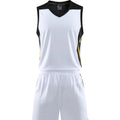 Basketball Jersey Uniform OEM Custom Breathable Sleeveless 100% Polyester Unisex Custom Logo Print