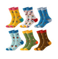 Winter Warm Funny Novelty Sports Items Pattern Cotton Colorful Happy Life Unisex Socks