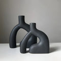 2pcs Set of Vase Minimalist Abstract Body Language Ceramic Vases Modern Vase Home Decor