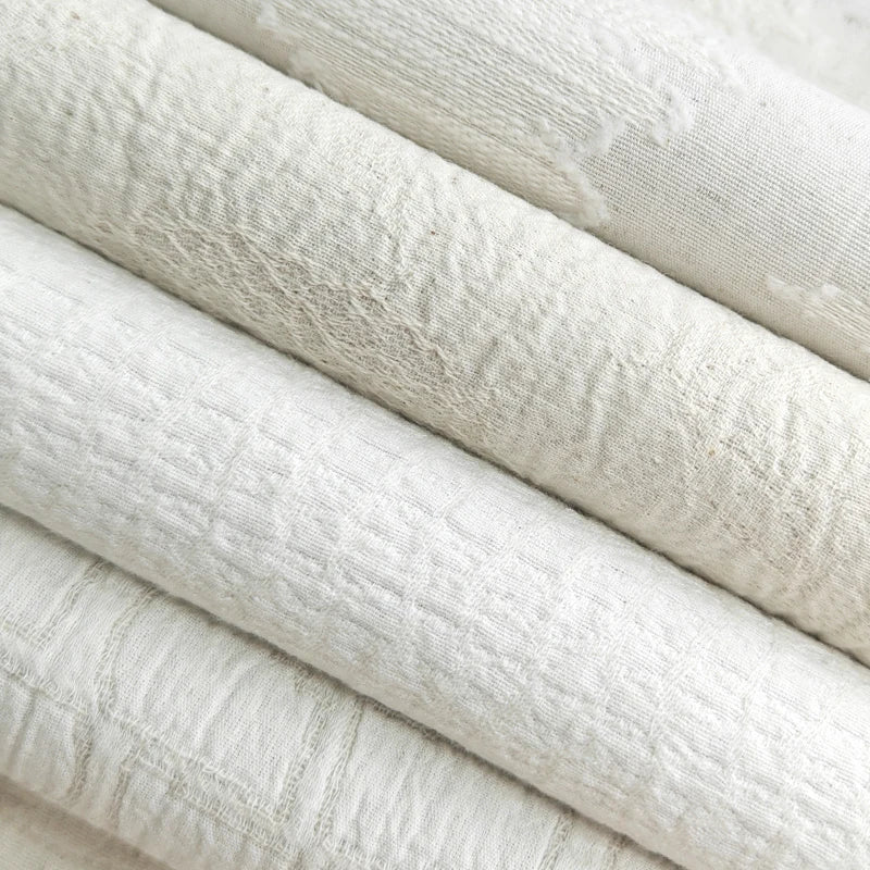 2026 Cotton and Linen Plain Curtain Fabric for Home Decor Dyed Pattern Drapery and Blinds Made in China for Living Room