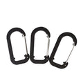 6cm House-Shaped Wire Gate Flat Ring Aluminum Carabiner Unique Design Carabiner Hook for Cars and Outdoor Activities