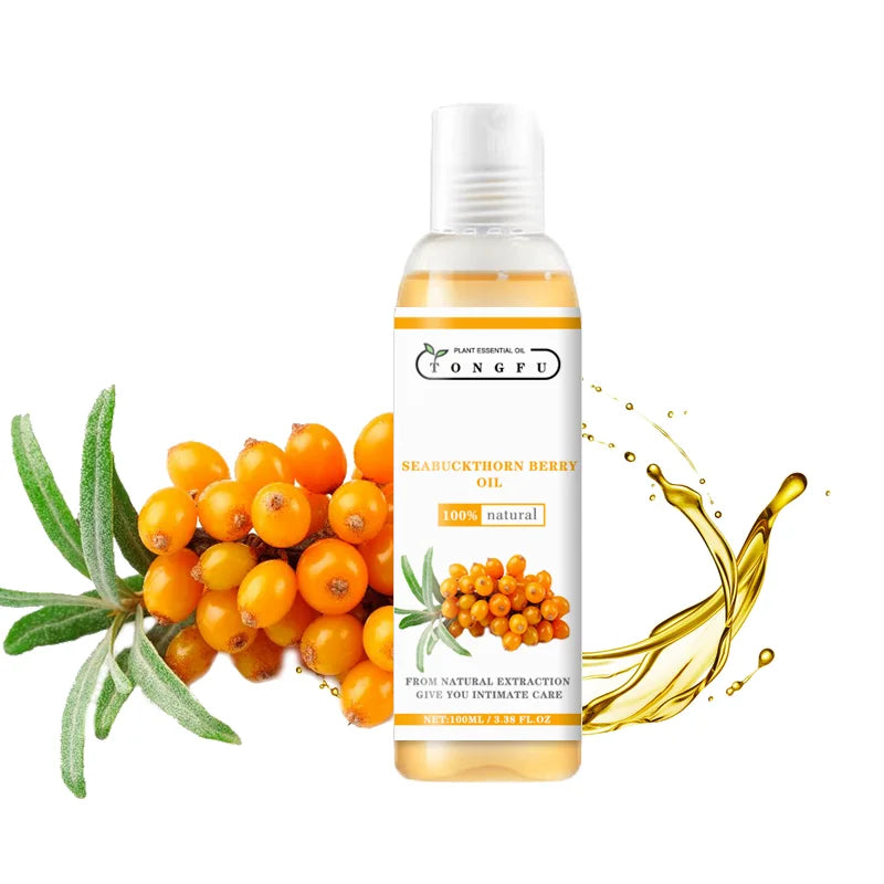 100% Pure Natural Seabuckthorn Berry Oil Bulk Essential Carrier Aromatic Oil for Body for Skin Care and Massage Diffuser