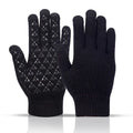 Warm Fleece Gloves for Men and Women in Winter Wool Thick Knit Touch Screen Gloves