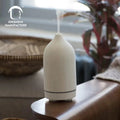 Natural Electric Aromatherapy Fragrance Diffuser Ultrasonic Stone Ceramic Car Use Tabletop Timing Function 101-200ml Capacity