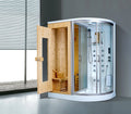 Top Quality Solid Wood Sauna Room Personal Use Light Wave Steam Combined Sauna Room