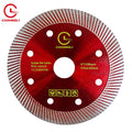 106mm Industrial Turbo Diamond Saw Blades with Nitride Finish Hot Press Process for Tile Ceramic Granite Marble-OEM Customizable