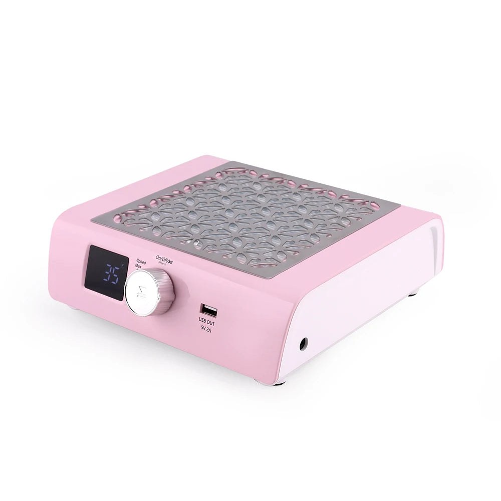 85w Rechargeable Dust Collector for Nail Salon Tools Dust Collector  Professional Strong 3500rpm Speed