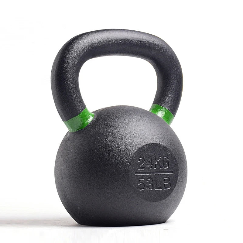 Gym Strength Training Fitness Equipment 4-32kg Kettlebell Cast Iron Weight Training