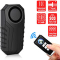113dB Wireless Anti-Theft Vibration Motorcycle Bicycle Bike Alarm Waterproof Security Door Window Remote Doorbell MegaBDM