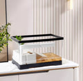Luxurious PC Turtle tank for Home Complete With Accessories High-temperature Sterilizable Thickened Material for Easy Draining