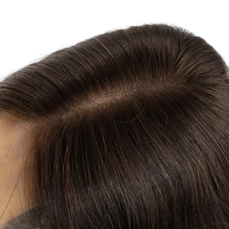 Luxury Beauty Wig in Stock European Human Virgin Hair Natural Wave Lace Top Glueless Jewish Wig Kosher Wig Manufacturers