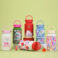 New Cross-Border 650ml Stainless Steel Tumbler Vacuum Insulated Wide Mouth Portable Kids Sports Water Jug Outdoor Print for