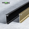 Senmry Factory's Modern Metal Tile Strip Metal Trim Corner for Supermarket Tile Projects Comprehensive Tile Accessories Solution
