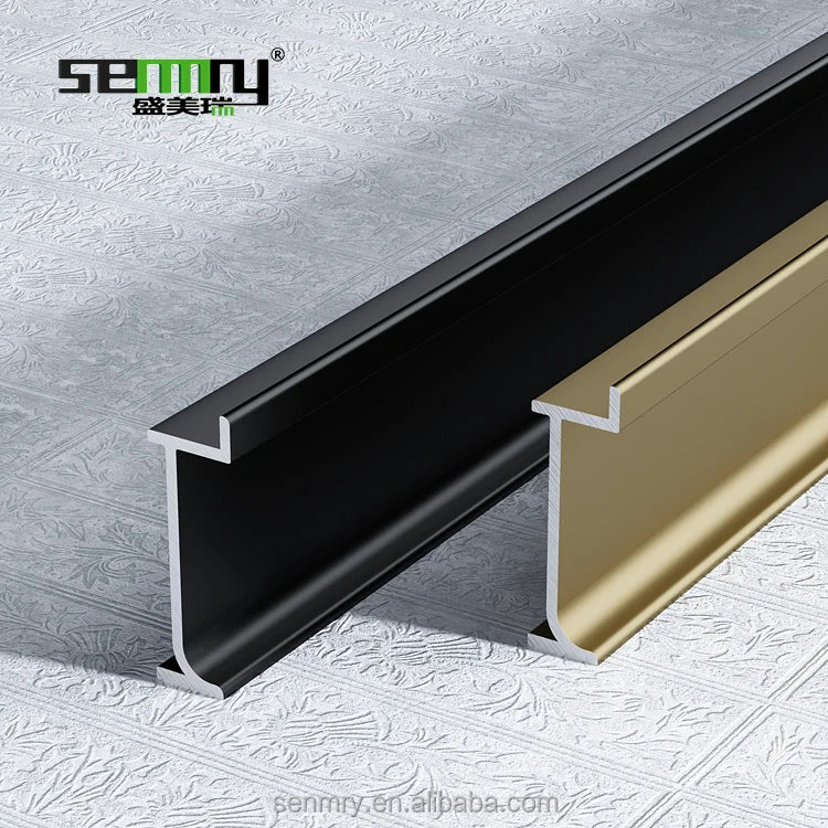 Senmry Factory's Modern Metal Tile Strip Metal Trim Corner for Supermarket Tile Projects Comprehensive Tile Accessories Solution