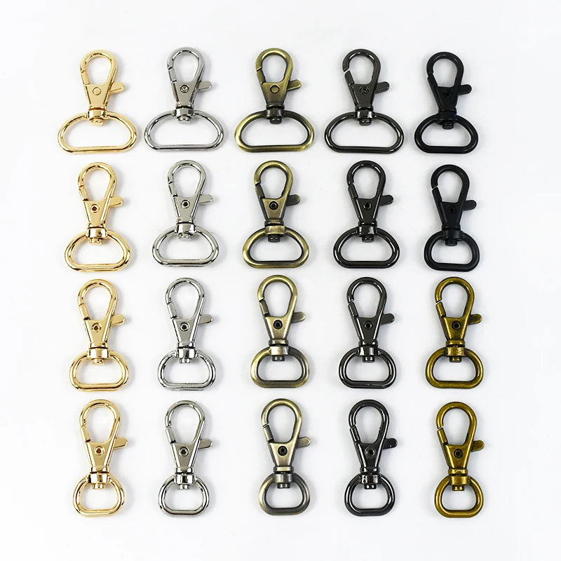 Deepeel BF131 13-25mm Bag Accessories Handbag Strap Crossbody Bag Chain Accessories Metal Keychain Rotary Hook