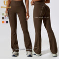 Custom Label Quick Dry Dance Activewear Yoga High Waist Scrunch Butt Lift Gym Wear Fitness Leggings Flare Yoga Pants for Woman
