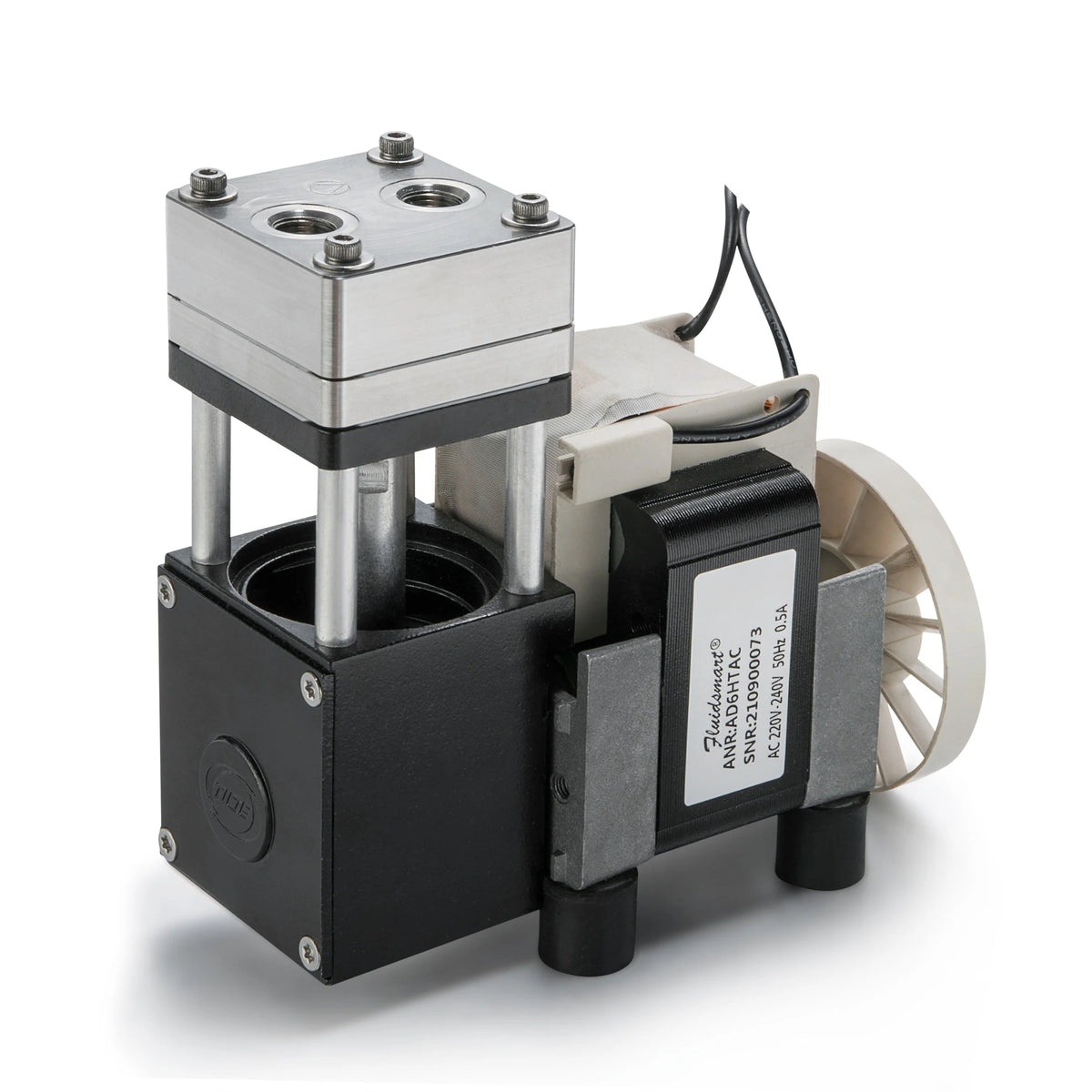 Fluidsmart AD6SHAC 50W 220V AC High Temperature Oilless Stainless Steel Anti-corrosion Micro Diaphragm Pump 7L/min Automotive MegaBDM