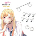 Anime Cosplay Accessories Kitagawa Marin Ear Clip Set My Dress up Darling Anime Earrings