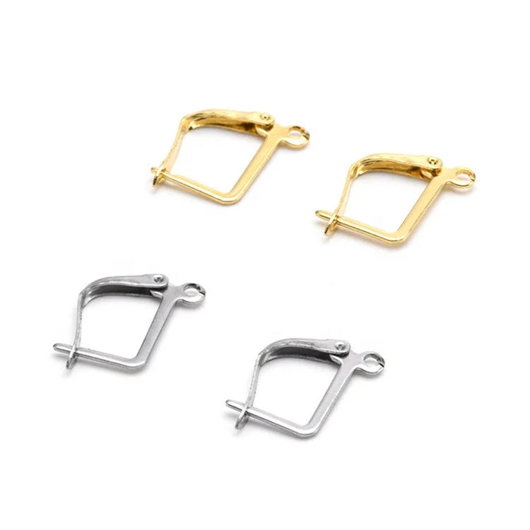 316L Stainless Steel Earring French Hooks Geometric Earrings Hooks Components and Findings