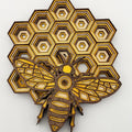 Farmhouse Honey Bee Arts Crafts Laser Cut Custom Wood Bumble Bee Decorations