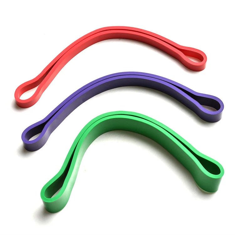 100% Natural Latex Custom Printed Pull up Assist Band-Heavy Duty 4.5MM Resistance Bands for Gym Fitness Durable Power Bands