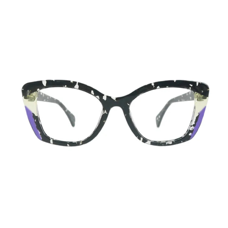 2024 Classic Optical Glasses Fashion Laminate Acetate Square Style Glasses Frames Unisex Eyeglasses Frame Optical