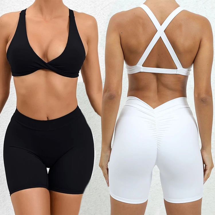 Multi-color Light Weight Soft Comfortable Body Gym Suit Set Running Sport Yoga Set for Women