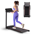 Conventional Home Workout 2.5Hp Silent Folding Electric Running Machine Treadmill With LCD Screen Control Board for Exercise