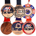 Tournament Big Large Custom 3d Sports Metal Medals Horse Knife Wrestling Carnaval Custom Designs Fencing Wushu Medals with logo