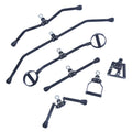 Home Gym Power Multi-Part Exercise Pulldown Grip Bar Handle Steel Pull Down Training Equipment Fitness Accessory