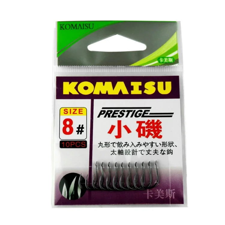 KOMCAMCIS Prestige Barbed Ultra Sharp Sea Fishing Hooks with Flat Head