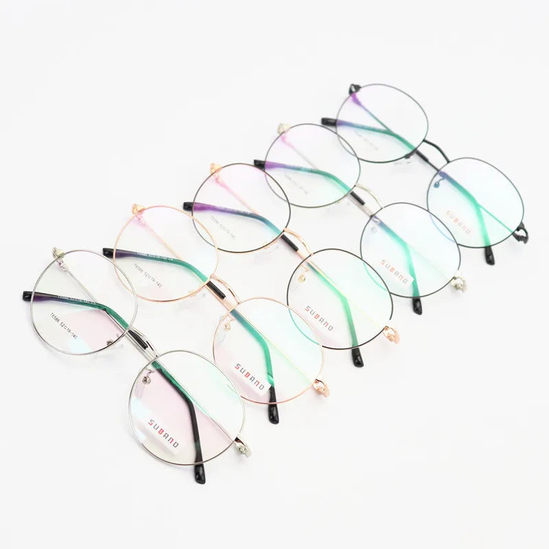 Wholesale Fashion Vintage Women Men Metal Round Eye Glasses Frames Spectacle Optical Eyeglasses Frames