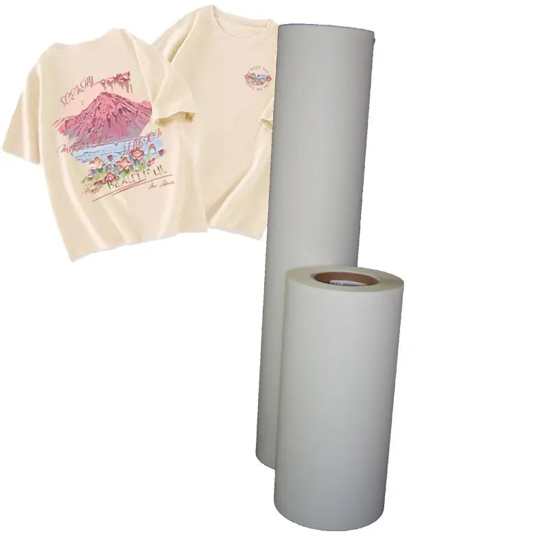 Hot Peel DTF Film China Source Supplier 30cm 33cm 60cm DTF PET Printing Film for Men T Shirt Garment Digital Printing
