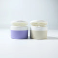 Cosmetic Jar 100g 150g Double Wall Thick PP Plastic Jar Facial Cream Cosmetic Container with Snap or Magnetic Spoon