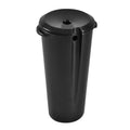 Plastic Bucket Black Hairdressing Washing Water Container Shampoo Tub for Salon Home Use