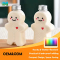 Factory Wholesale Christmas 500ml Plastic Bottle Bottiglia Di Plastic Uniquely Shape Designed Plastic Juice Bottle