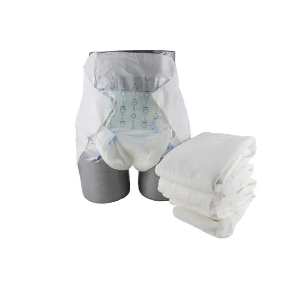 High Absorbency Soft Breathable Disposable Dry Surface Pants Adult Diaper Leak Guard Surround Elastic Waist FENROU Incontinence