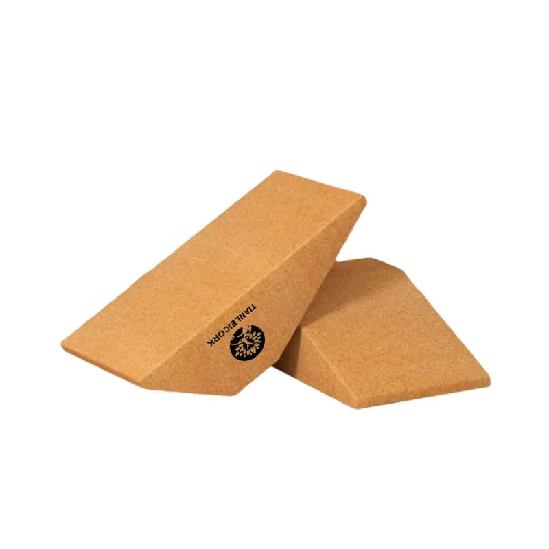 Incline Cork Slant Board Squat Wedge Trapezoidal Yoga Block for Customizable Size Source Factory Wholesale for Yoga Exercise Use