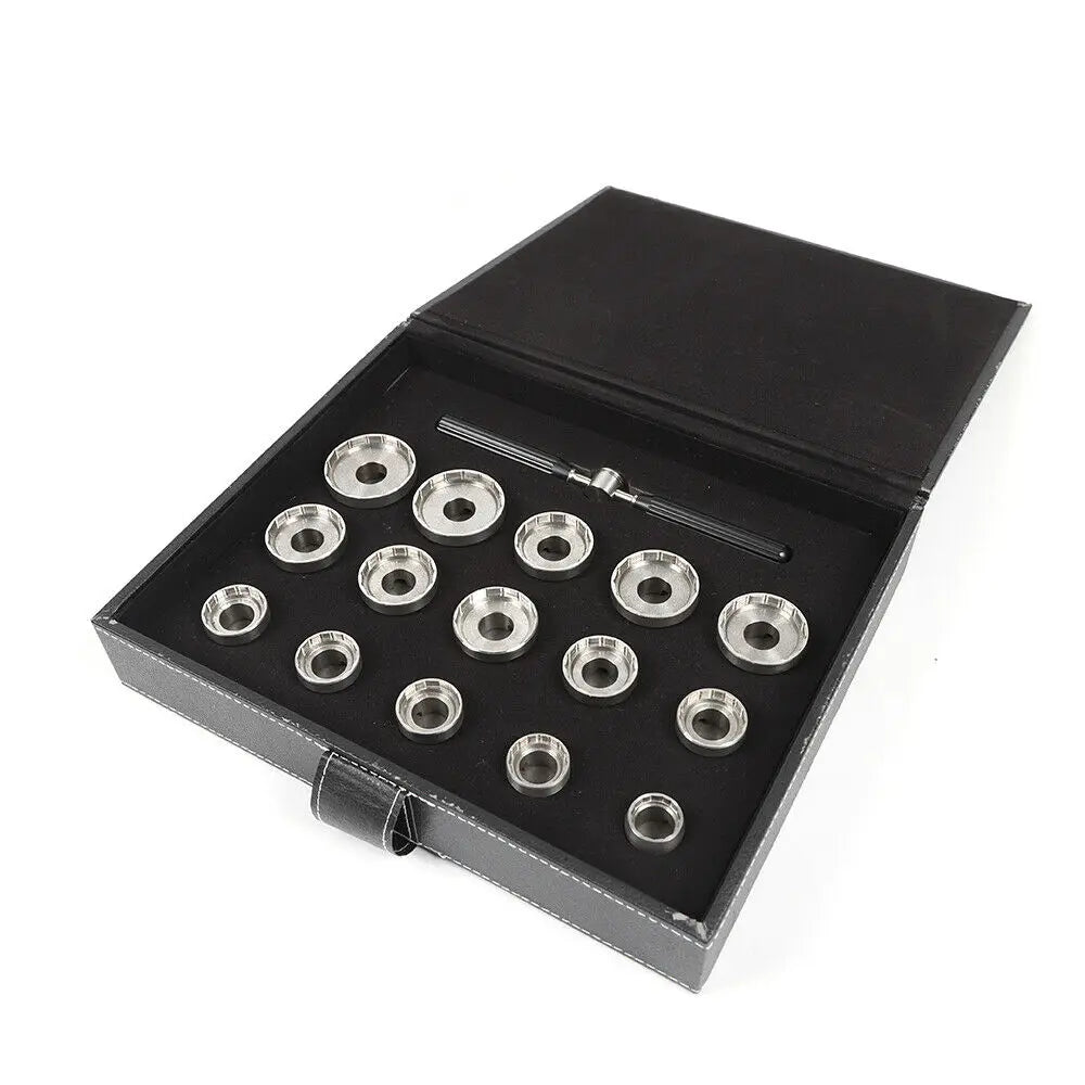 OEM XMM Watch Repair Tool 15 Dies Case Back Opener Kit for BRL for