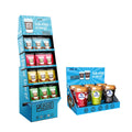 Custom Retail Cardboard Coffee Bag Paper Display 3 Tier Cardboard Coffee Floor Display Stand Rack for Coffee Bags