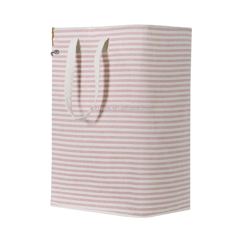 KUYUE PE 72L Freestanding Laundry Hamper Collapsible Extra Large Clothes Basket with Easy Carry Extended Handles for Clothes Toy MegaBDM