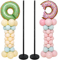 Balloon Column Stand Kit with Base Pole for Valentine's Day and Kids Birthday Party Decorations