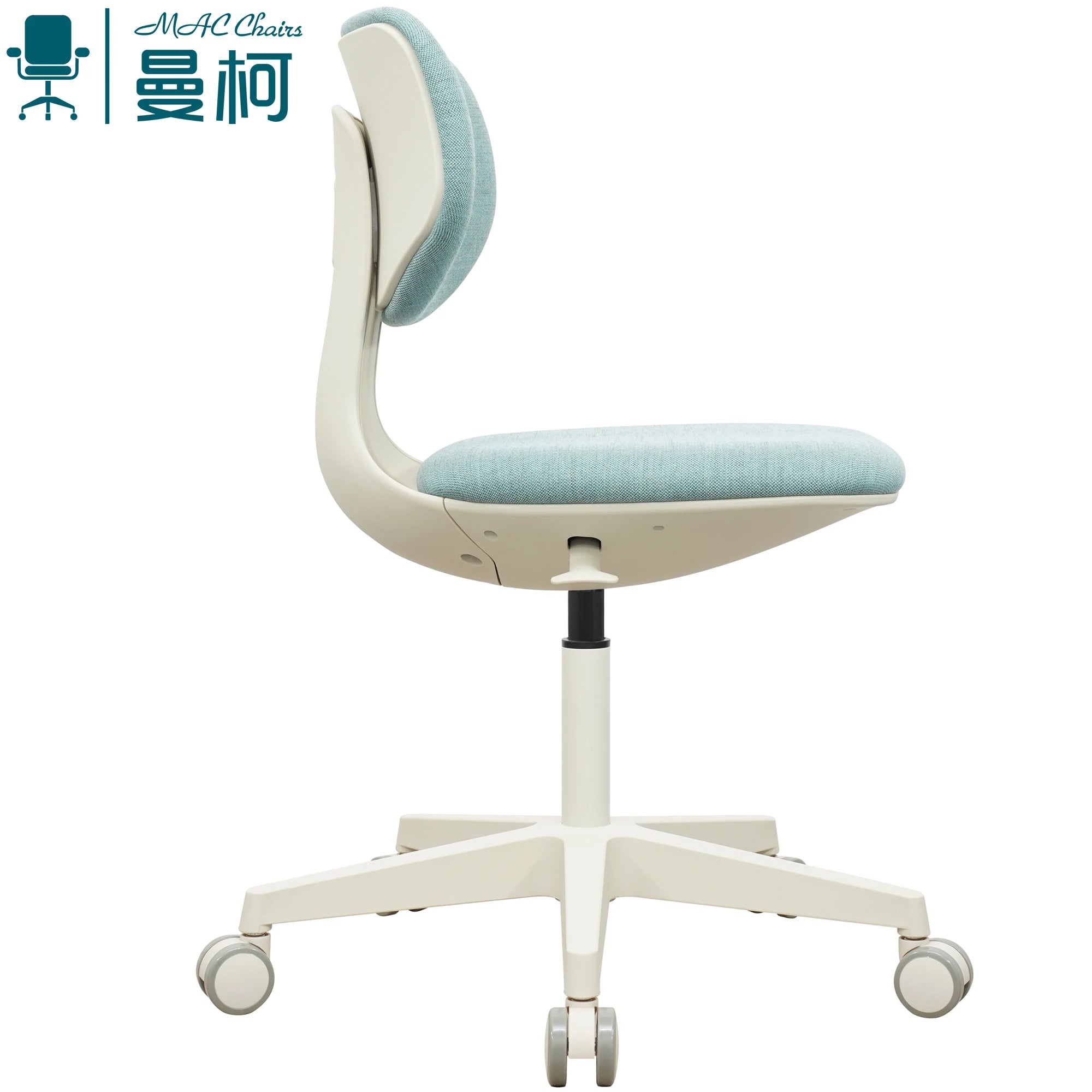 Modern Comfortable Swivel Iron Student Chair for Living Room and Office Use with Kid-friendly Design